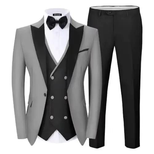 Nouvel ensemble de costume trois pièces pour homme
