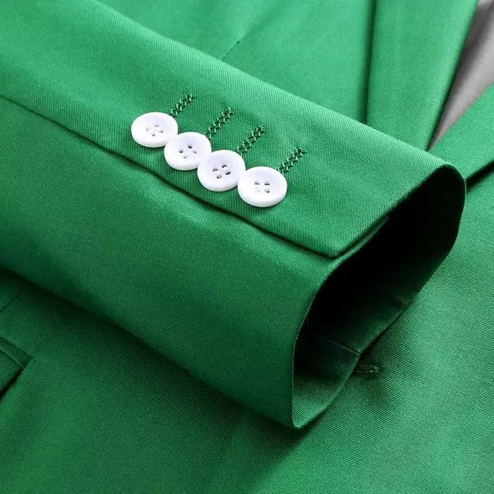 Veste de costume pour homme vert vif