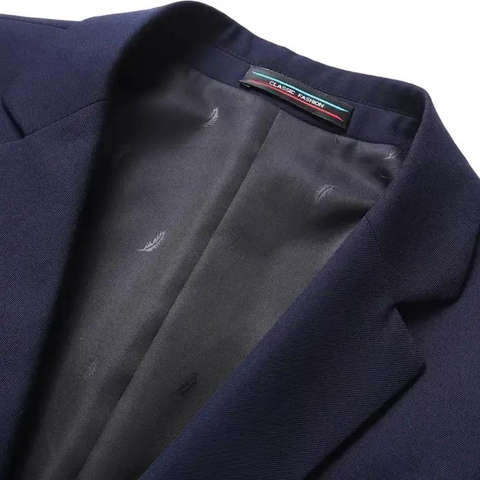 Nouvelle Arrivée 2026 – Blazer Homme Bleu Marine Uni et Noir