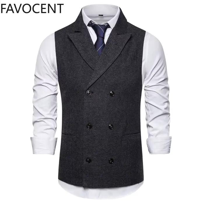 Gilet hommes Double boutonnage costume gilets