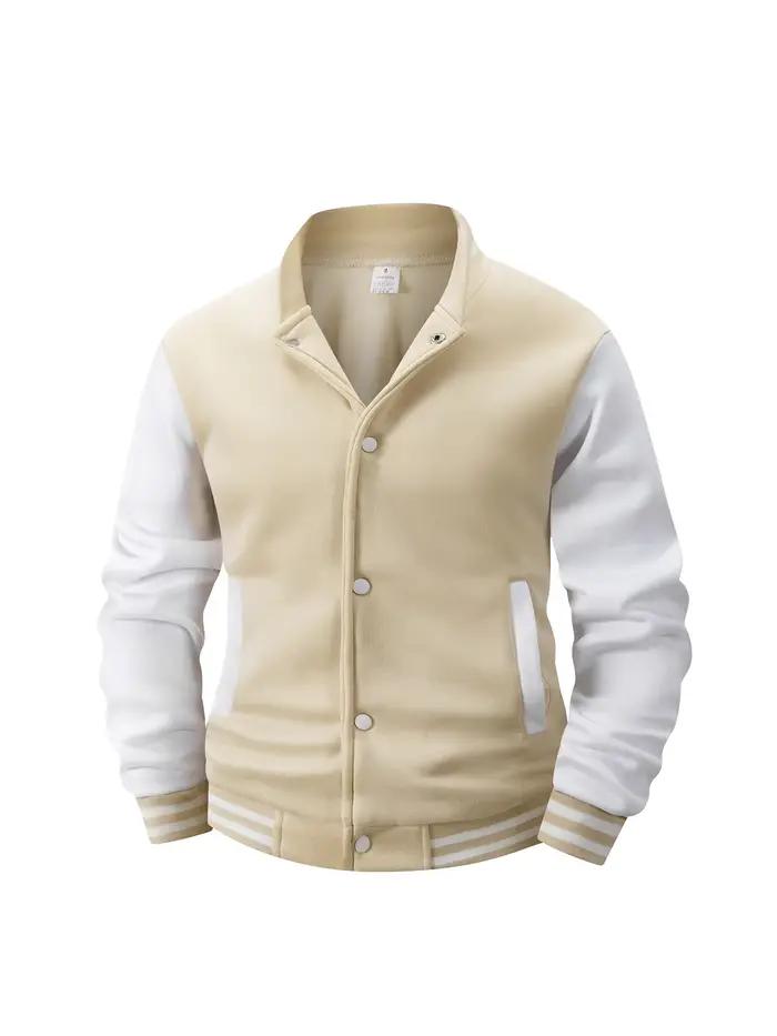 Veste universitaire doublée polaire pour hommes
