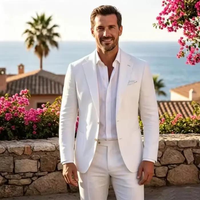 Costumes vert sauge pour hommes