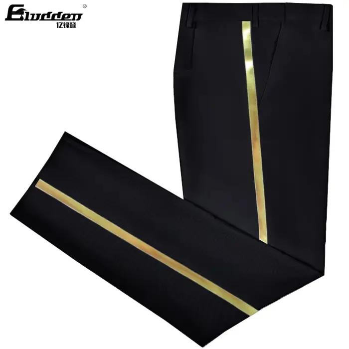 Pantalon de costume noir pour hommes