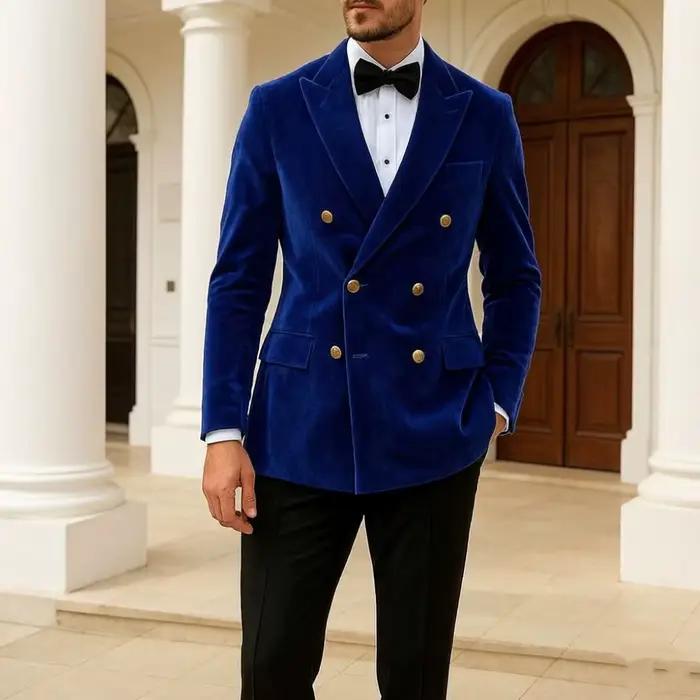 Costumes en velours pour hommes