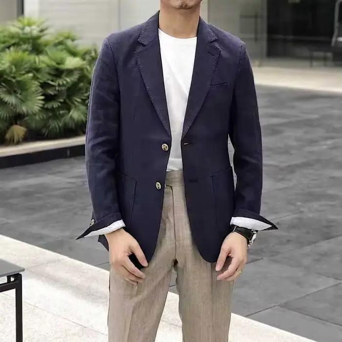 Blazer en lin pour hommes