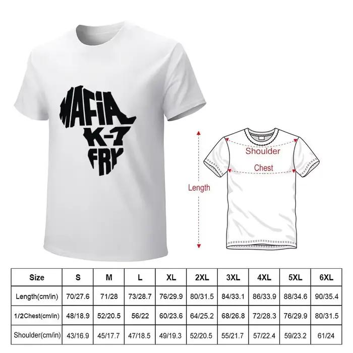 T-shirt mafia k1 fry en coton pour homme, vêtement vintage, heavyfriendly