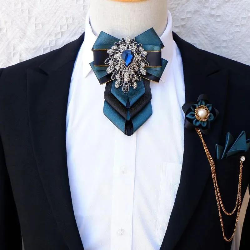 Ensemble de nœuds papillon pour hommes, Design Original, strass, cadeaux de luxe pour hommes d'affai