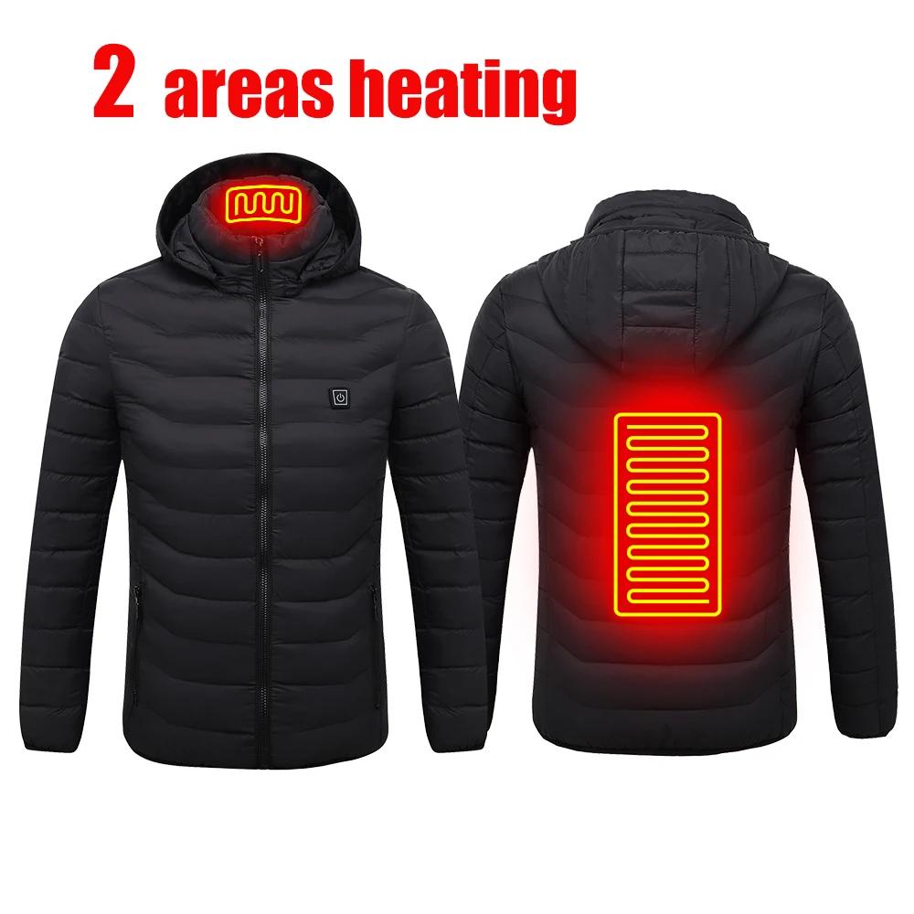Veste chauffante pour hommes, 21 zones, contrôle à quatre interrupteurs, manteau chauffant électriqu