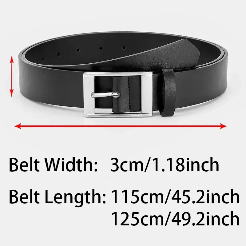 Nouvelle ceinture de luxe pour hommes ceinture en cuir PU boucle ardillon en métal de haute qualité 