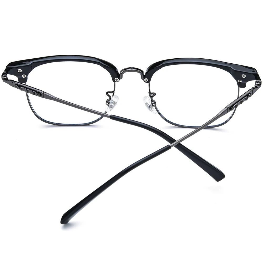 NIANZHEN alliage de titane lunettes cadre hommes carré marque Design lunettes femmes ultraléger rétr