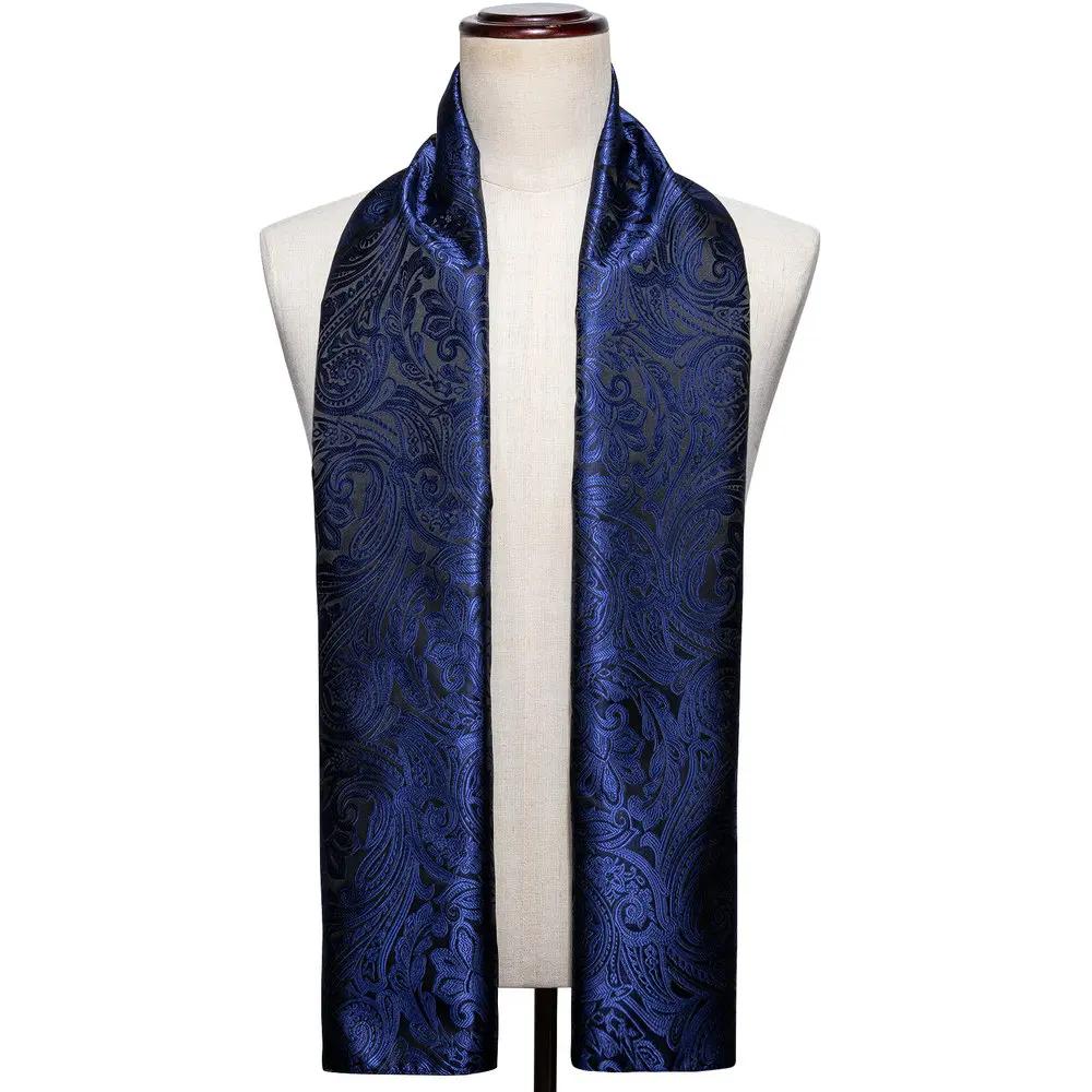 Écharpe pour homme, marque de luxe, jacquard paisley, tissée, printemps automne, accessoires de cost
