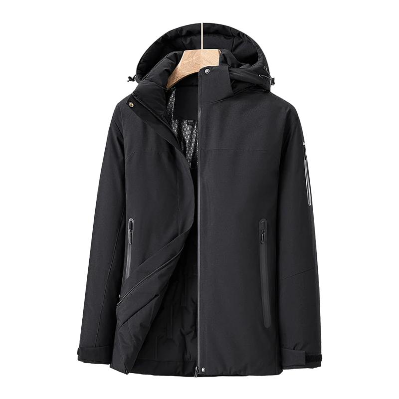 JNLN-Veste imperméable pour homme, manteau chaud, coupe-vent, optique, sourire, escalade, randonnée,