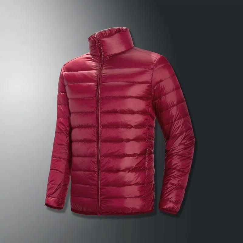 Automne et hiver ultra léger hommes doudoune d'oie blanche hommes à la mode décontracté portable lég