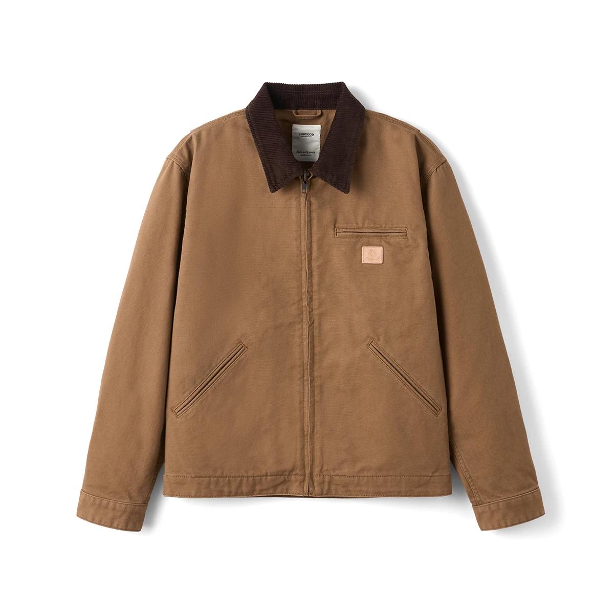 Veste Detroit pour homme SIMWOOD, nouvelle collection automne, style vintage, coupe ample, courte, e