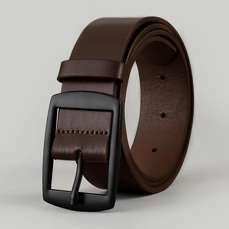 Nouvelle ceinture de luxe pour hommes ceinture en cuir PU boucle ardillon en métal de haute qualité 