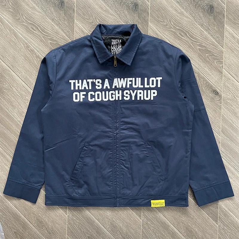 Veste bomber décontractée à imprimé lettres