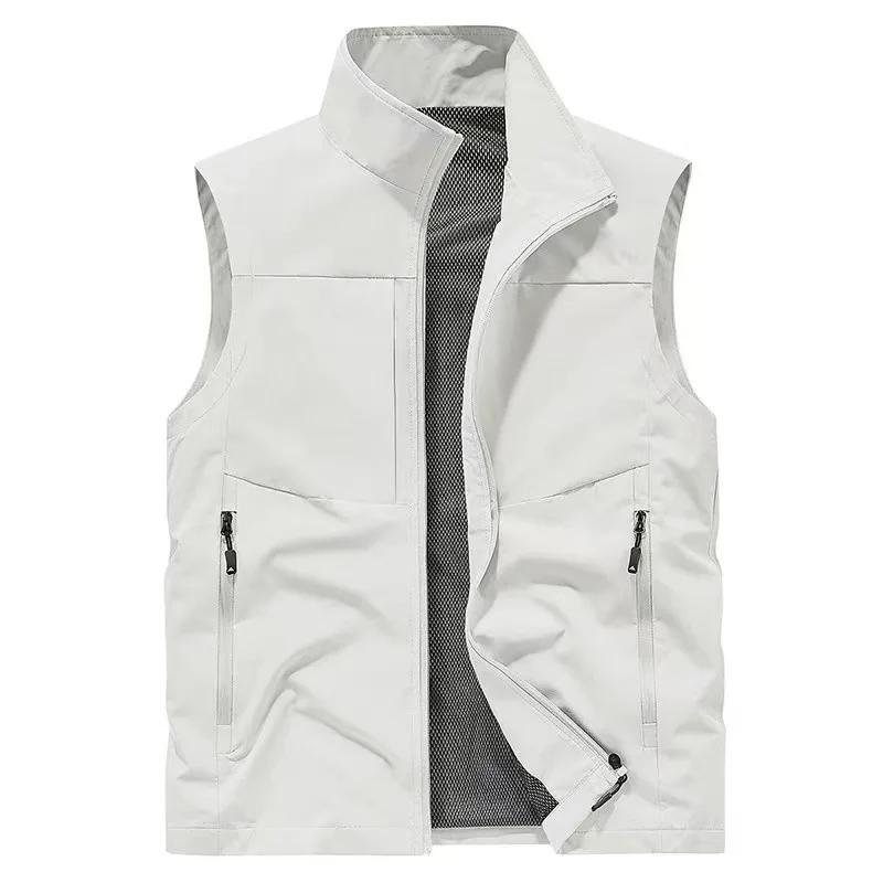 Gilet en laine d'agneau pour homme, veste sans manches rembourrée chaude pour l'hiver, doublure en p