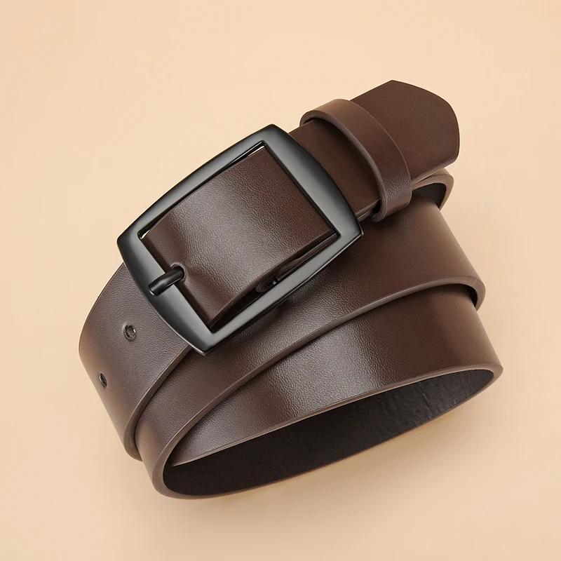 Nouvelle ceinture de luxe pour hommes ceinture en cuir PU boucle ardillon en métal de haute qualité 