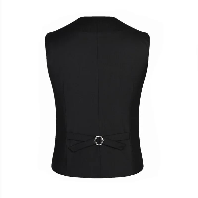 Robe gilets pour hommes coupe ajustée hommes costume Gilet Homme Gilet Homme décontracté sans manche