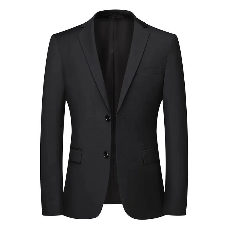 Ensemble de costume décontracté pour homme, deux pièces, coupe ajustée, style coréen, pour affaires,