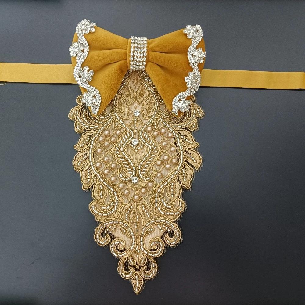 Cravate pour hommes, Design Original, bijoux faits à la main, haut de gamme, costume de Banquet d'af