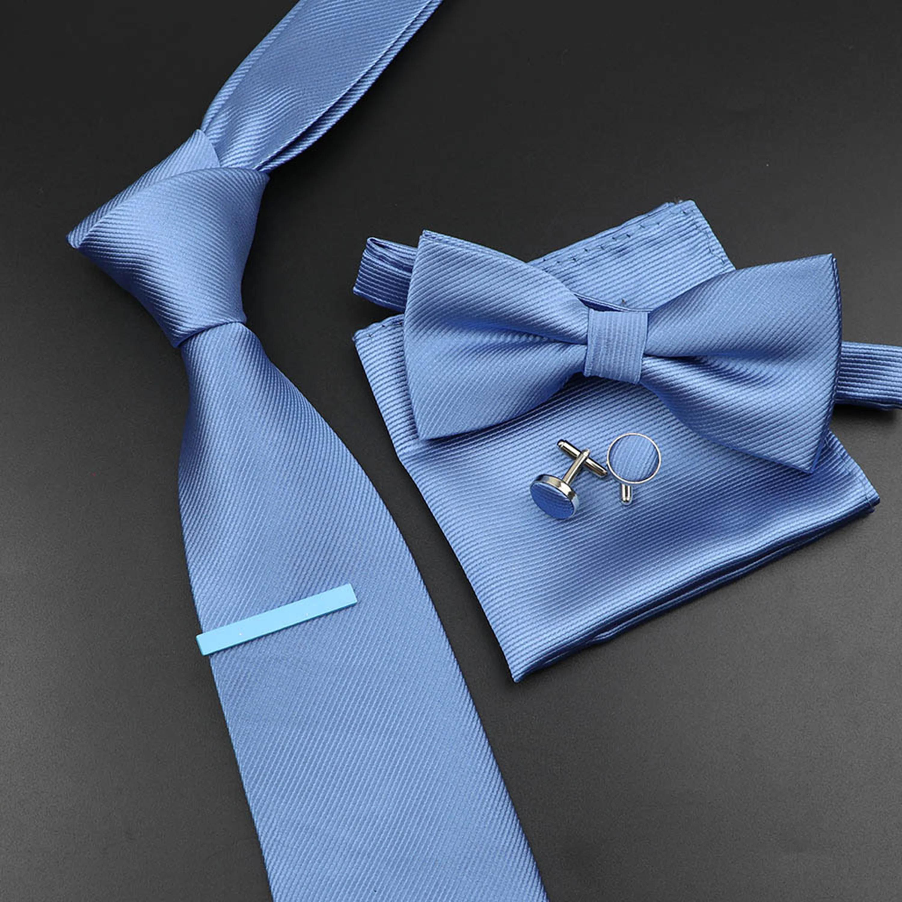 Ensemble de cravate et nœud papillon pour hommes