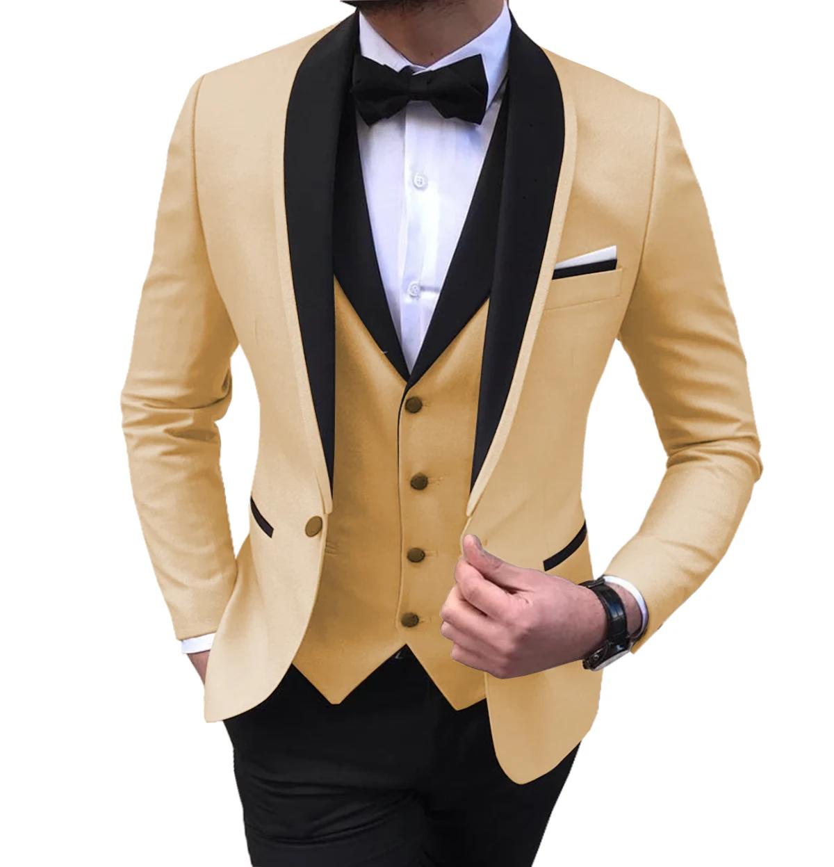 Costumes 3 pièces fendus pour hommes