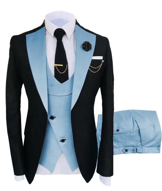 Nouveau Costume Homme vêtements populaires de luxe fête scène hommes