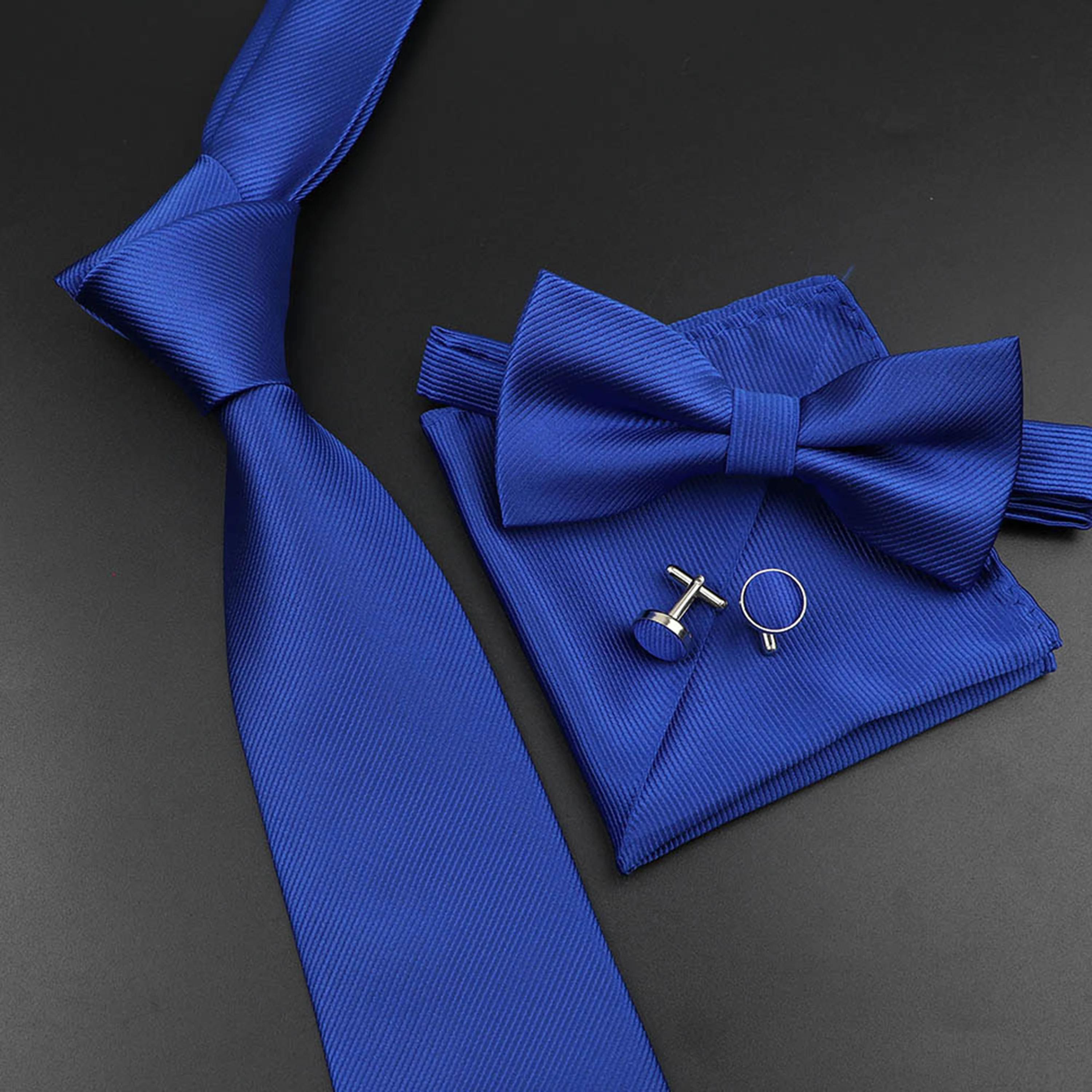 Ensemble de cravate et nœud papillon pour hommes