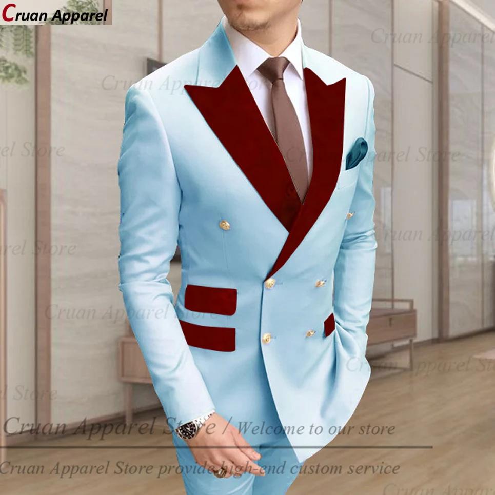 Ensemble de costume beige pour homme
