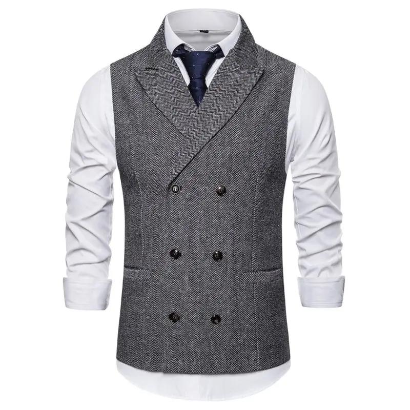 Gilet hommes Double boutonnage costume gilets