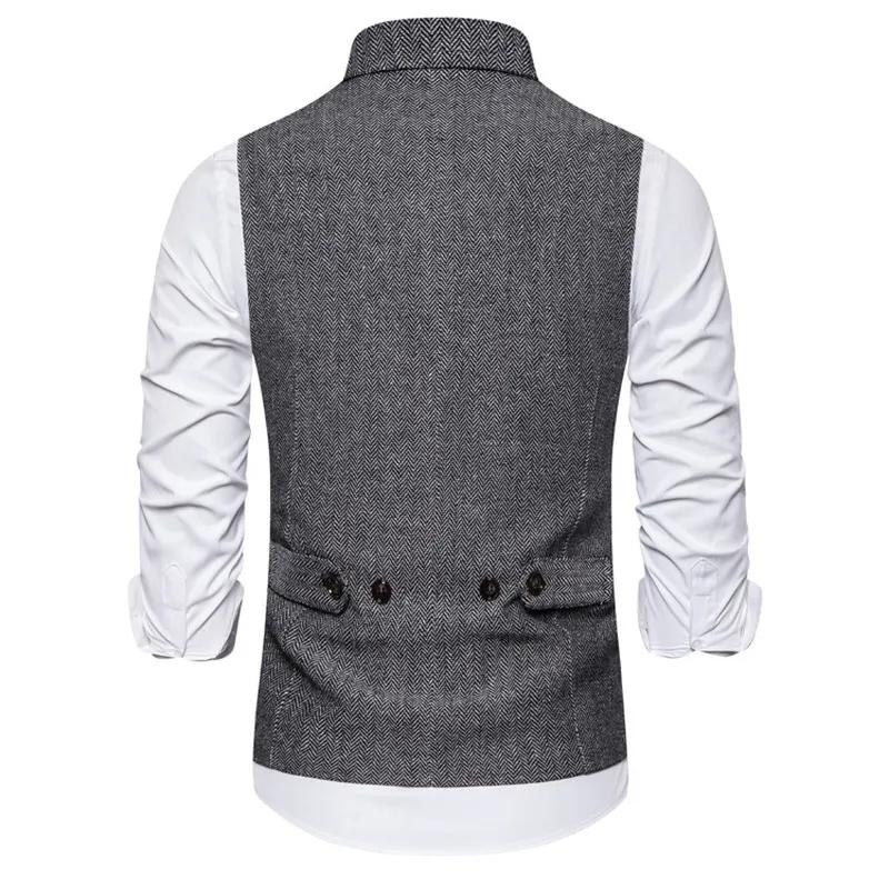 Gilet hommes Double boutonnage costume gilets