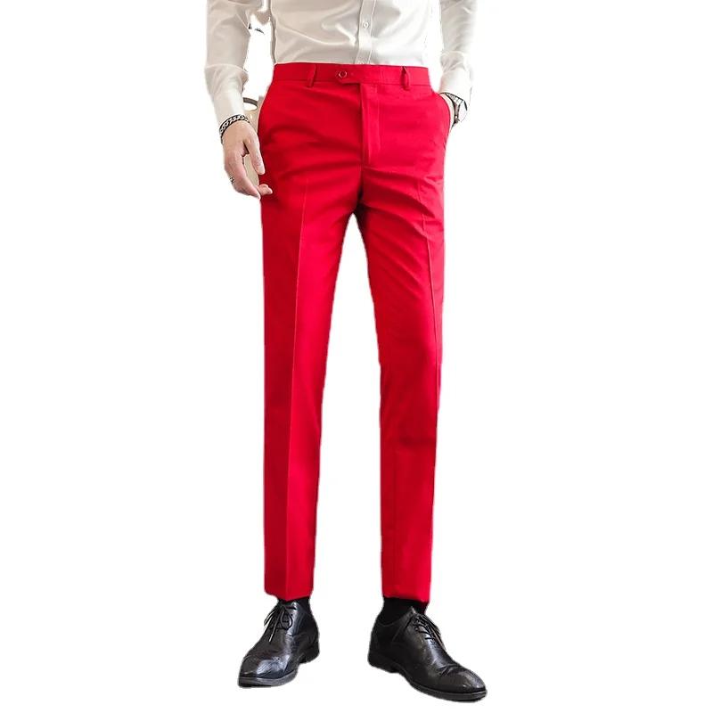 Pantalon de Costume Bleu Homme 2026