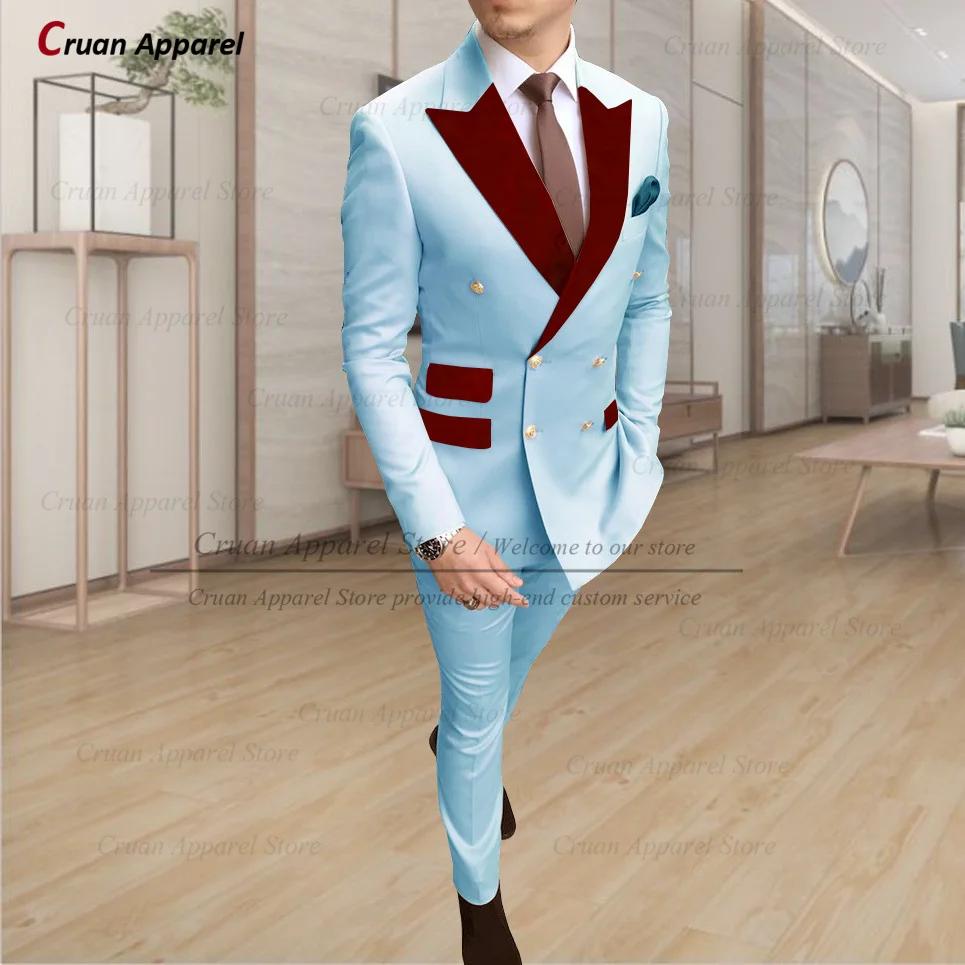 Ensemble de costume beige pour homme