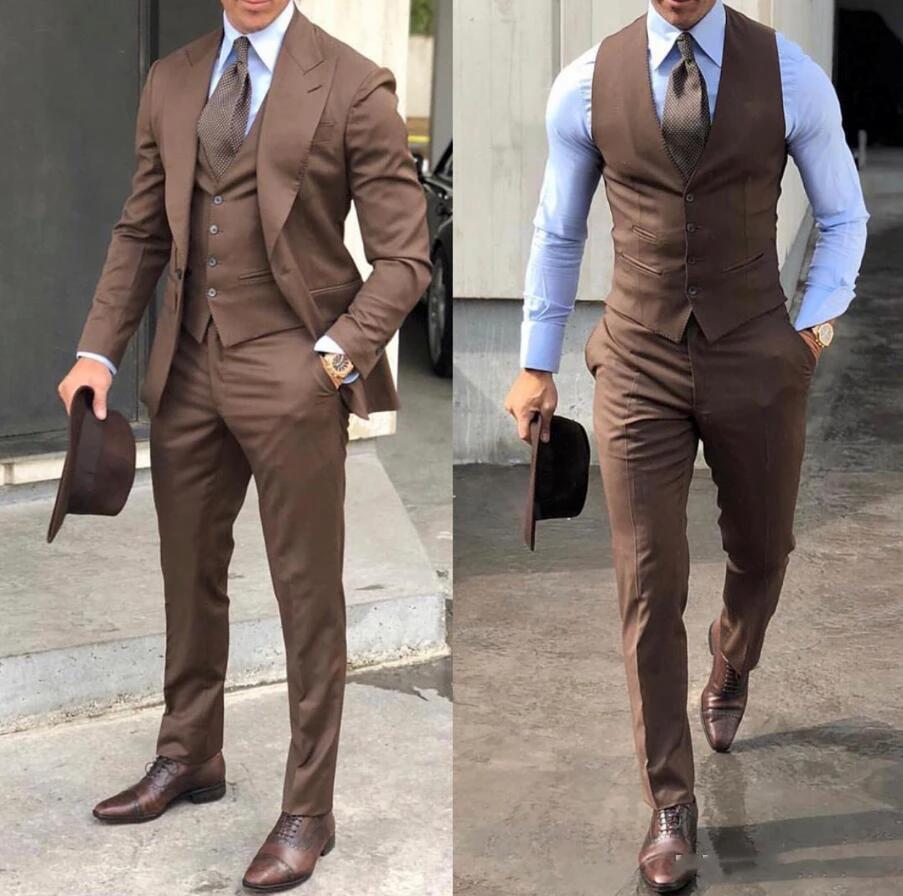 Costumes de smoking de mariage chic pour hommes