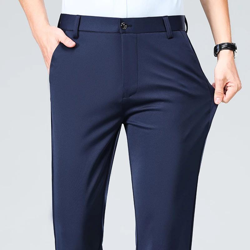 Été automne pantalon mince hommes robe formelle costume