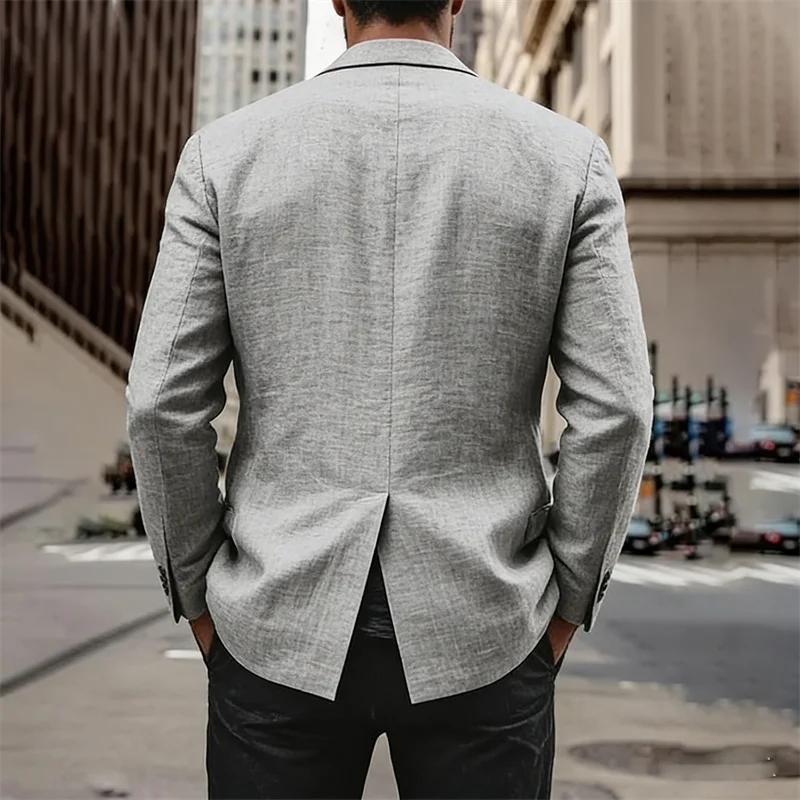 Blazer en lin léger pour homme