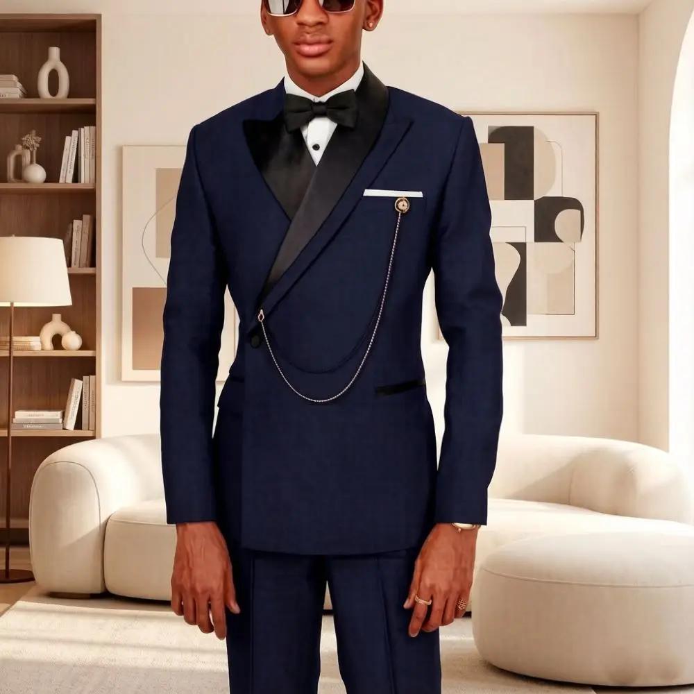Costumes ajustés pour hommes 2 pièces