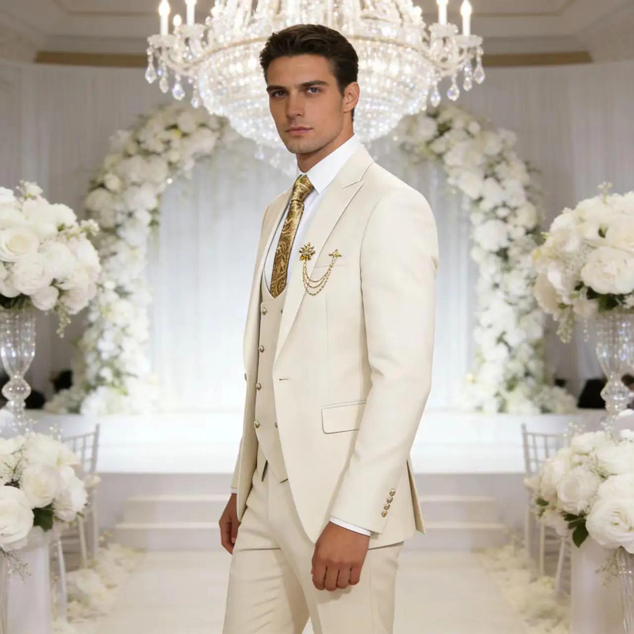Ensemble de costume 3 pièces pour homme
