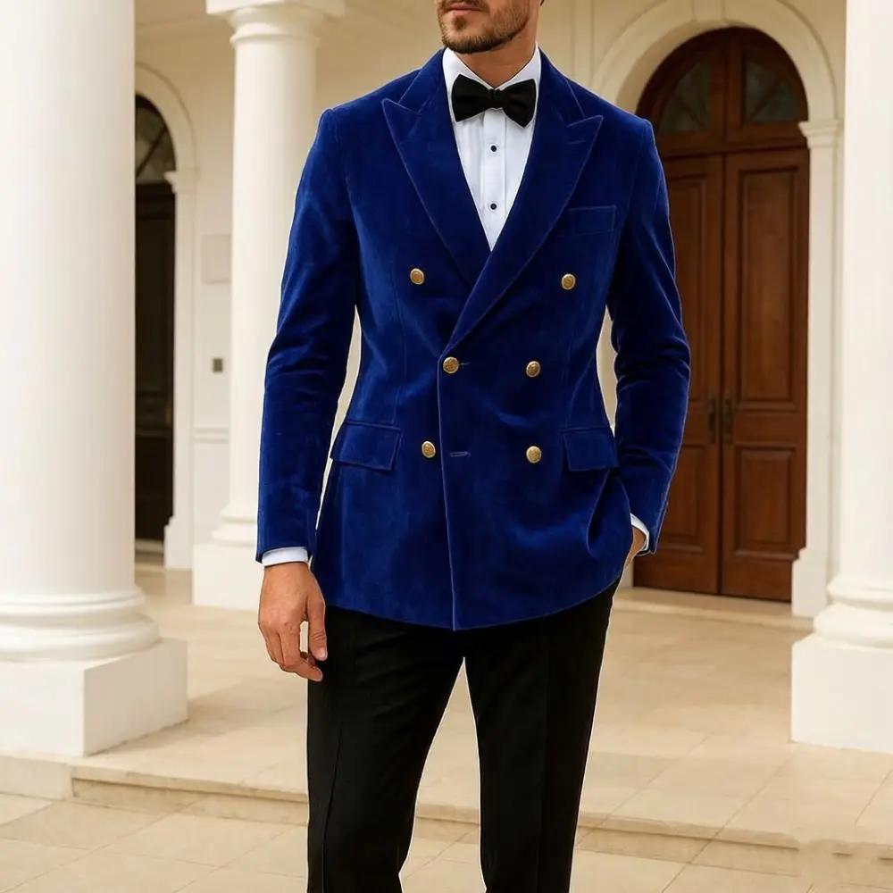 Costumes en velours pour hommes