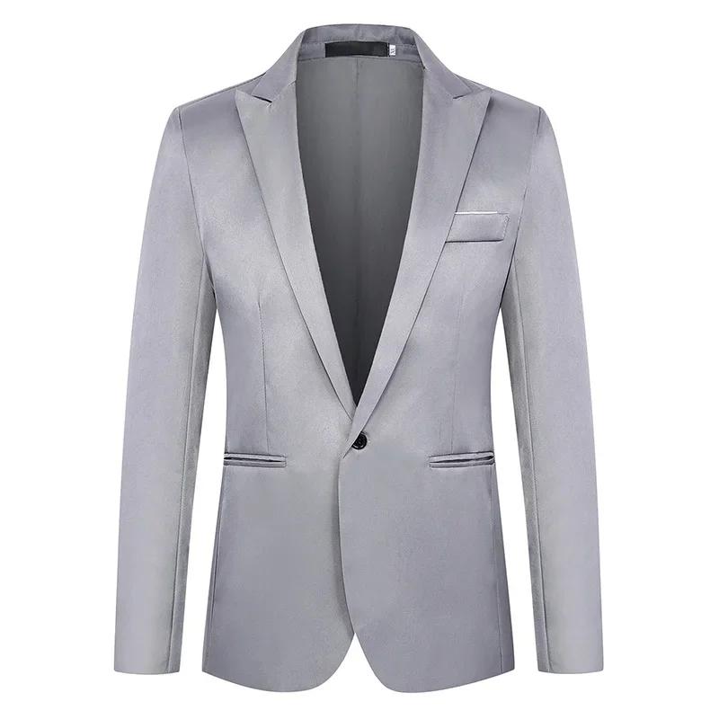 Veste de costume d'affaires décontractée pour hommes