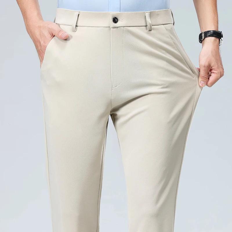 Été automne pantalon mince hommes robe formelle costume
