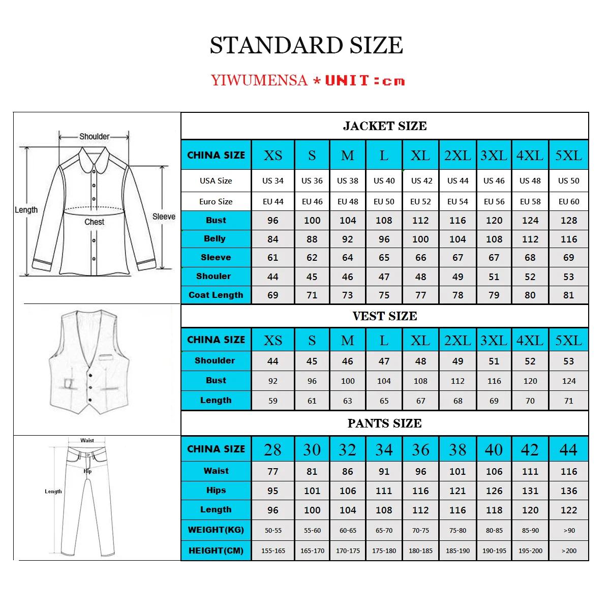 Costumes de mariage exquis pour homme
