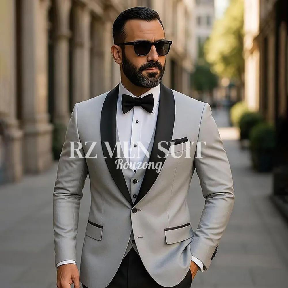 Costume de smoking 3 pièces pour homme