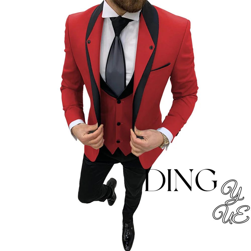 Costume de mariage 3 pièces pour hommes
