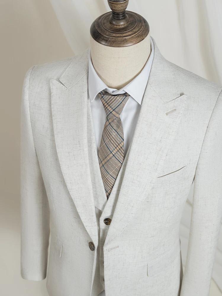 Costumes beiges pour homme