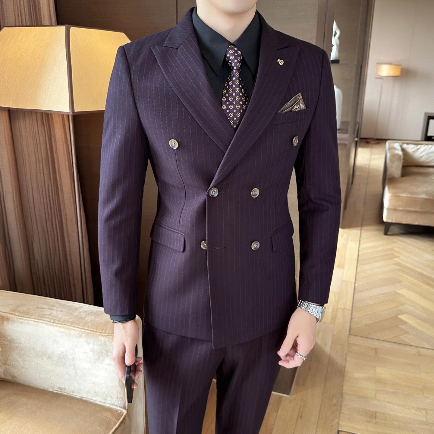 Costume de mariage 3 pièces pour hommes