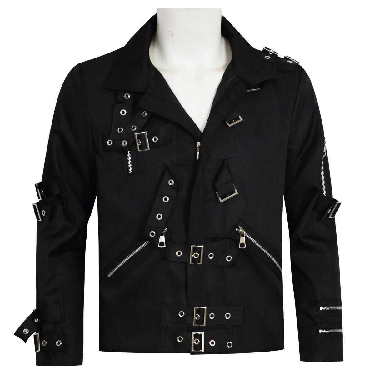 Veste de costume rare MJ Michael Jackson Blac BAD pour homme