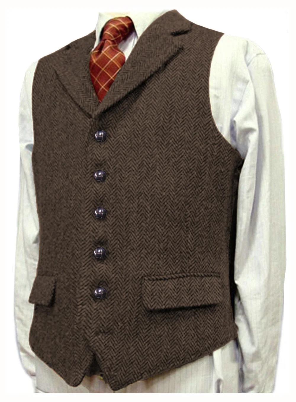Gilet pour homme avec revers