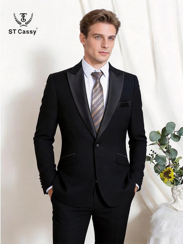 Costume homme 2 pièces noir slim fit